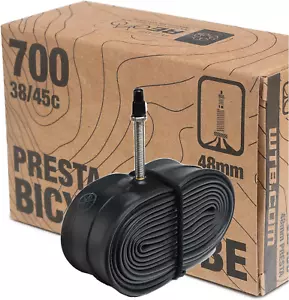 Presta 700 Gravel and Road Bicycle Inner Tube, 33 or 48Mm Valve, Bike Inner Tube - Picture 1 of 9