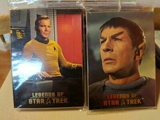 2003/04 Legends Of Star Trek Captain Kirk & Spock 9-card Sets #390/1701 NM/Mint