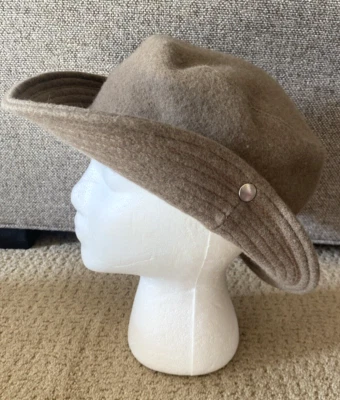 J. Sombrero Empacador de Lana Crew Cubo Ala a Presión Talla S Foto 1 de 4