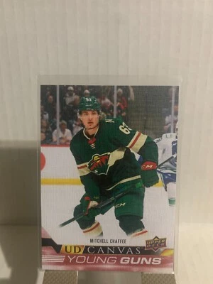 2022-23 Upper Deck Young Guns Canvas Mitchell Chaffee #C220 Minnesota Wild - Image 1 of 2