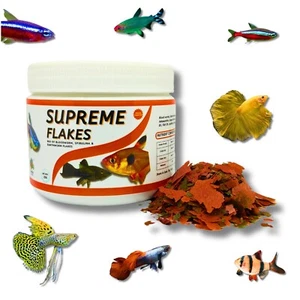 Supreme Flakes (25gm) Tropical Fish Food for All Arten of Aquarium Fishes - Bild 1 von 5
