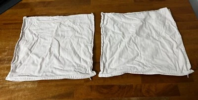 Juego de 2 fundas de almohada Ikea gurli 20 x 20"" 100% algodón rosa claro cuadradas Foto 1 de 4