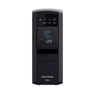 CyberPower CP850PFCLCD-R PFC Sinewave 10 Outlets UPS - Certified Refurbished - Image 1 of 4