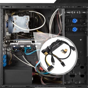 Horse-drawn Computer Accessories PCIe Extension Adapter - Afbeelding 1 van 12