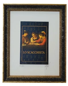 Pier  Serigrafia UV Lo scacchista - Picture 1 of 1