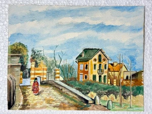 Camille Pissarro (Handmade) Drawing on antique paper Signed and Sealed. - Picture 1 of 2