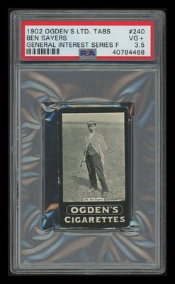 1902 Ogden's LTD. Tabs General Interest Series F Ben Sayers #240 PSA 3.5 - Image 1 of 2