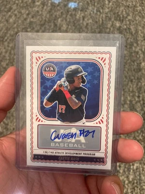 2024 Stars and Stripes 13U/14U National Signatures Carter Nash Auto - Image 1 of 2