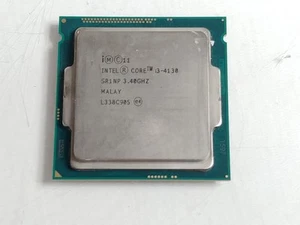 Intel Core i3-4130 3.40 GHz LGA 1150 Desktop CPU Processor SR1NP - Picture 1 of 6