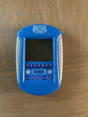 Videogame de cartas solitário iluminado de bicicleta 2 em 1 portátil -funciona- 2006 - Imagem 1 de 3