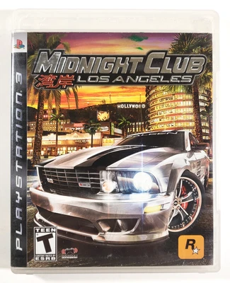 Midnight Club: Los Angeles (Sony PlayStation 3, 2008) PS3 Rockstar Case & Game - Image 1 of 4