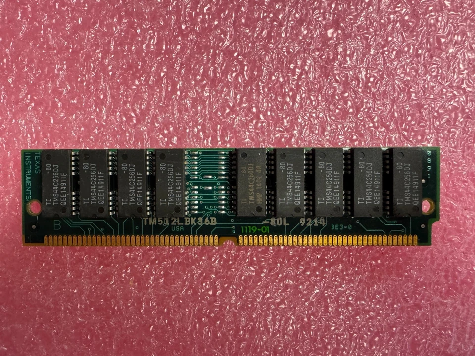 Simm TI Vintage 2MB (512x36) TM512LBK36B Foto 1 de 1