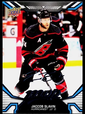 2022-23 Upper Deck MVP Blue Script Jaccob Slavin #101 Carolina Hurricanes - Image 1 of 2
