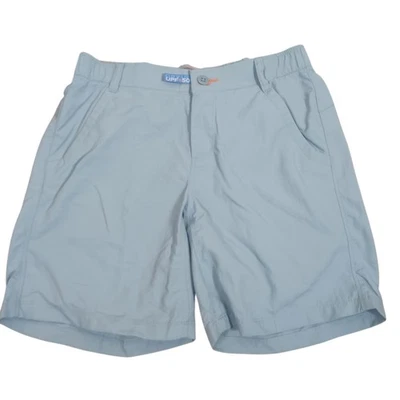 Orvis Womens 4 Nylon Blue 7" Flex Waist Quick Dry Outdoor Performance Shorts  - Image 1 of 4