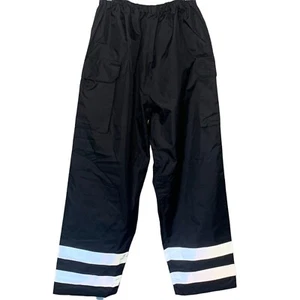Ashley Rain Waterproof Hi Visibility Safety Work Bottoms WearOver Trousers Pants - Picture 1 of 7