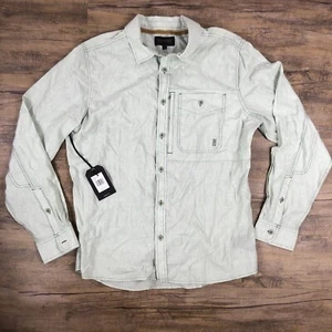 Brothers And Sons Men's Performance Solid Long Sleeve Button Down Western Shirt - Picture 1 of 18