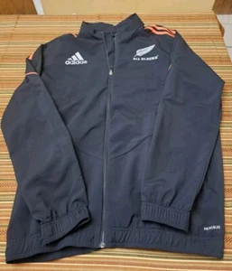 Neuseeland All Blacks Herren schwarz Adidas Jacke Rugby Trainingsanzug Top Sportswear E4 - Bild 1 von 13