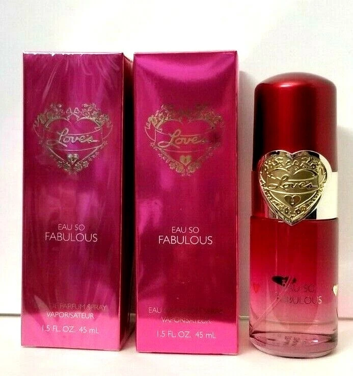 2 упаковки DANA Love's EAU SO FABULOUS парфюмированная вода 1,5 унц ea новый запечатанный - Изображение 1 из 2