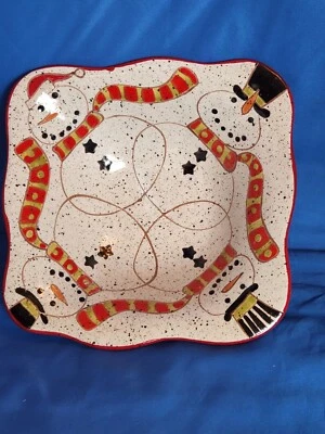 Grasslands Road 陶器 雪人碗 全新物品 471066 — 第 1/4 张图片