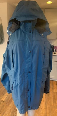 VTG REI Goretex Rain Jacket Windbreaker Men’s XL Teal Hooded Lined Packable - Image 1 of 4