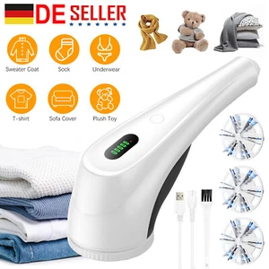 Fusselrasierer Elektrisch USB Aufladbar Tragbarer Fusselentferner Akku mit LED - Bild 1 von 12