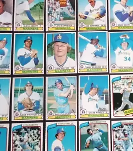 1979 & 1980 O-Pee-Chee OPC Seattle Mariners Baseball Card Lot NM+ (30 Cards) - Picture 1 of 15
