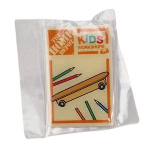 Home Depot Kids Workshop Pin Skateboard Pencil Box 2016 New Sealed - Picture 1 of 2