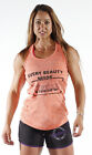 Fitwise Damenweste 100 % Baumwolle Tank Top Sommer Training Fitnessstudio Tops orange Bluse
