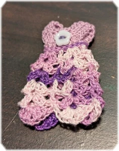 1 Handmade Crochet Doll Dress that Fit 5.5 Inch CHELSEA / NO DOLL OR SHOES - Picture 1 of 11