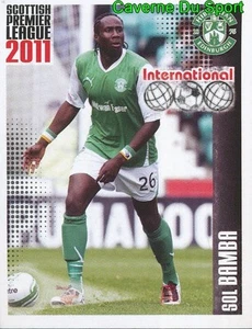 528 SOULEYMANE BAMBA IVORY COAST  STICKER SCOTTISH PREMIER LEAGUE 2011 PANINI - Picture 1 of 1