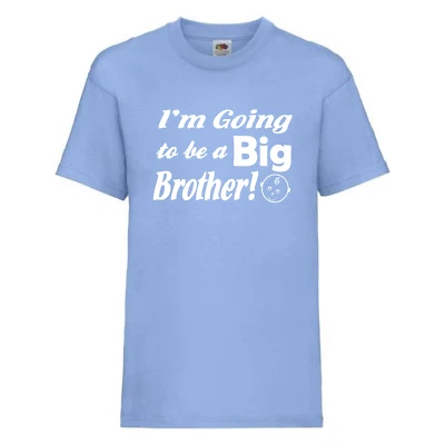 I'm Going To Be A Big Brother Tshirt - Baby Celebration T-Shirt, New Pregnancy - Image 1 of 4