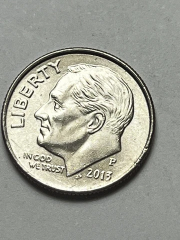 2013 P Roosevelt Dime  **FREE SHIPPING** Great Album Coin Lot S39 Cover