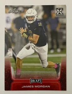 Leaf Draft 2020 fútbol americano James Morgan FIU Panthers rojo paralelo novato radiocontrol #36! - Imagen 1 de 2