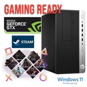 GAMING READY HP Desktop Computer MT i7 RX550 up 64GB RAM 2TB SSD W11Pro WIFI6 - Picture 1 of 8