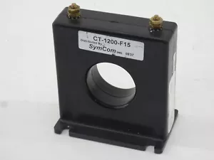 SymCom CT-1200-F15 Current Transformer, 1200:5A, 50-400Hz - NEW Surplus! - Picture 1 of 5