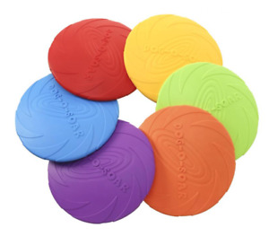 Soft Rubber Thick Flying Disc Flexible Frisbee - Dog Puppy Portable Water Bowl