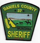 "NEW" Daniels County Sheriff, Montana (4.5" x 4.5") shoulder police patch (fire)