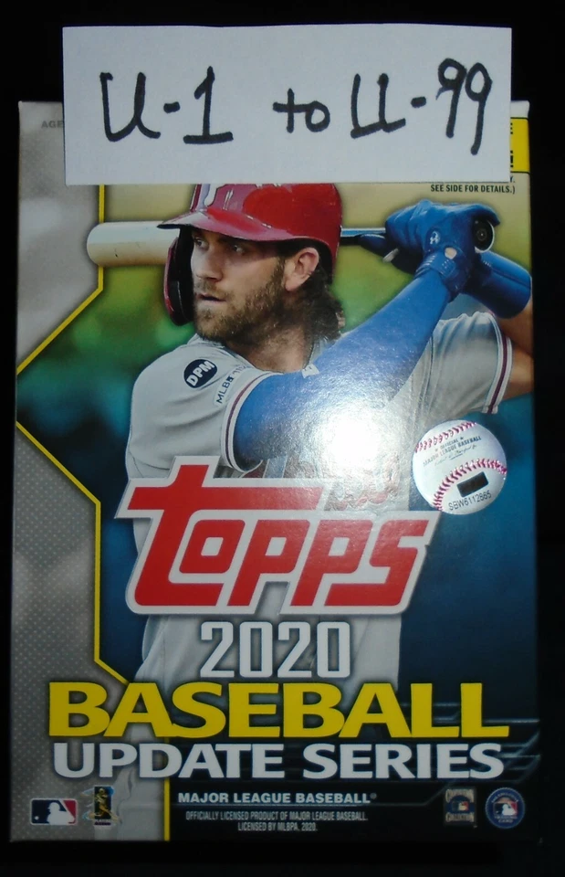 2020 Topps update baseball complete your set U-1 - U-99 **40% off on 4 or more - Image 1 of 1