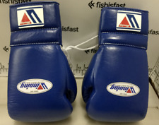 Winning Boxing Gloves Ms-500 Blue Lace up Pro Type Training 14 Oz Japan