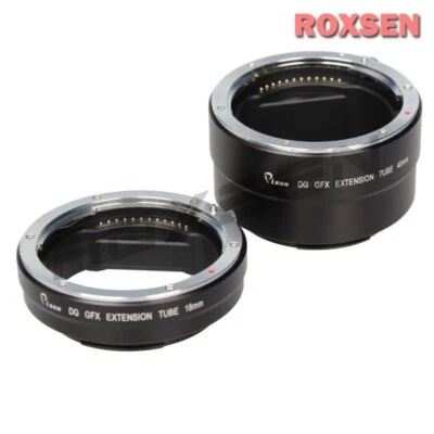 Pixco auto macro extension tube adapter 18mm 40mm for Fujifilm G GFX camera 100 - Image 1 of 4