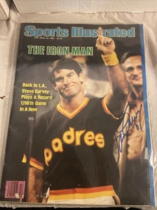 Steve Garvey Signed 1983 Sports Illustrated JSA COA Padres Auto - Picture 1 of 2