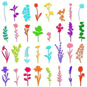 1set 5Pcs 5 Styles Carbon Steel Cutting Dies Stencils for Scrapbooking Photo - Picture 1 of 6