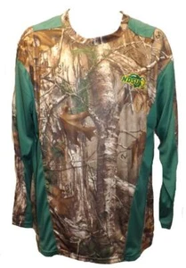 North Dakota State Bison Mens Sizes L-XL Camo Tree Performance Hunting Shirt - Picture 1 of 6
