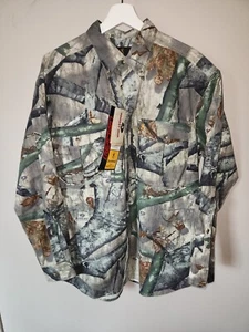NWT Browning Mossy Oak Reactar Long Sleeve Button Up Camo Shirt - Men's XL - Picture 1 of 9
