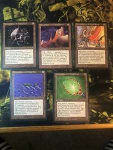 MTG Italian Legends Mana Battery Set (1) Of Each W,U,B,R,G Uncommons Excellent - Picture 1 of 2
