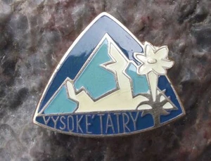 Antique Vysoke Tatry High Tatra Mountain Edelweiss Flower Nature Park Pin Badge - Picture 1 of 2