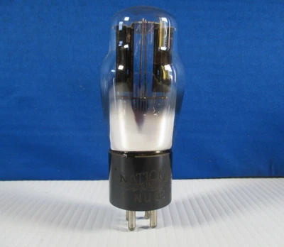 Вакуумная трубка National Type 80 подвесная нить накаливания с гравированным основанием TV-7 протестирована - Изображение 1 из 4