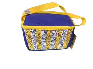 American Studio isolierte blau und gelb Kühlbox Plus mit Riemen neu mit Etikett - Bild 1 von 14