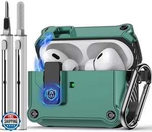 Coque compatible Pohgelan avec AirPods Pro 2ème/1ère génération, avec propre - Photo 1 sur 5