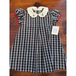 Bella Bliss girls Chelsea Dress size 4T Cardiff Plaid Christmas dress NWT - Picture 1 of 6